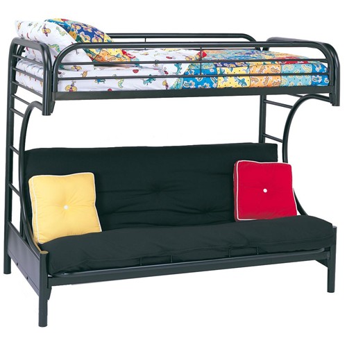 TWIN OVER FUTON BUNK BED
