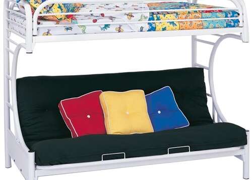 COASTER TWIN OVER FUTON BUNK BED