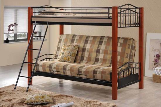 COASTER TWIN OVER FUTON BUNK BED