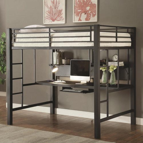 LOFT BUNK BED WITH WORK STATION