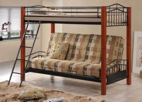 COASTER TWIN OVER FUTON BUNK BED